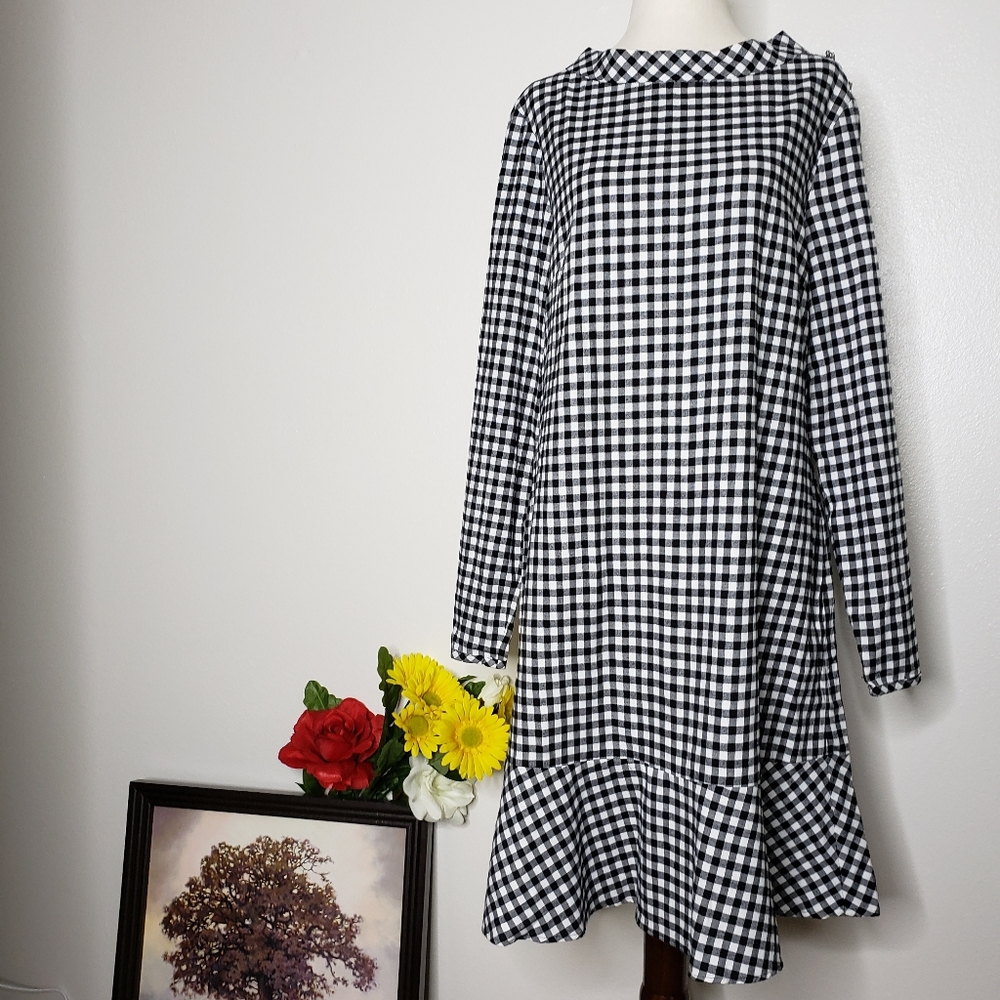 J. Crew Buffalo Plaid Dress - Picture 13 of 16